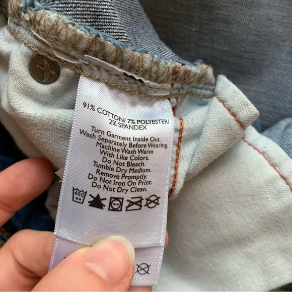 Eddie Bauer women’s size petite 16 slightly curvy boot cut medium wash jeans - Picture 10 of 15